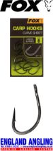 Picture of FOX Carp Hooks - Curve Shank SHORT (10 per pack) MicroBarbed  sz6