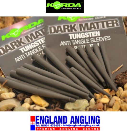 Picture of KORDA Dark Matter Tungsten Anti Tangle Sleeves (8 per pack)