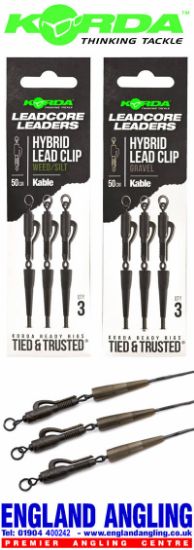 Picture of KORDA Kable Leadcore Leader 50cm HYBRID LEAD CLIP