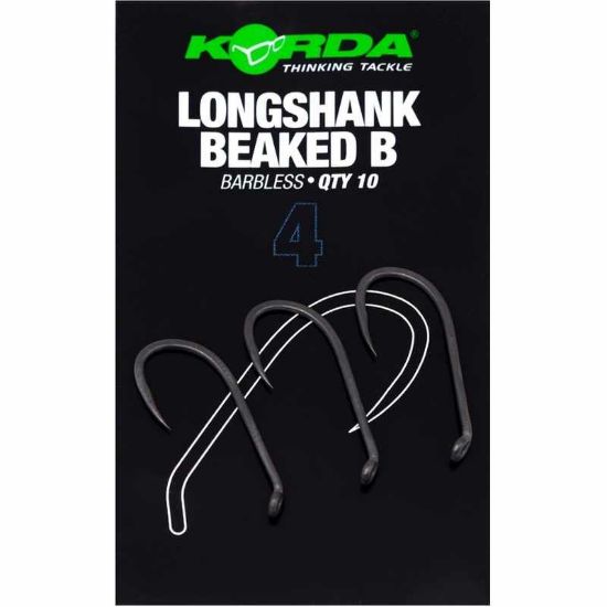 Picture of KORDA Longshank Beaked Hooks Barbless (10 per pack)