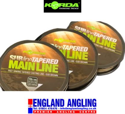 Picture of KORDA Subline Tapered Mainline (Brown) 300m