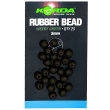 Picture of KORDA Safe Zone Rubber Beads 5mm Weedy Green