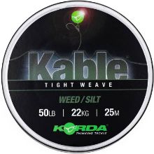 Picture of KORDA Kable Tight Weave Leadcore Weed 25m