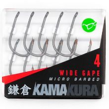 Picture of KORDA KamaKura Hooks WIDE GAPE Micro Barbed sz 4