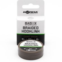 Picture of KORDA Basix HookLink Braided Hooklink 18lb 10m