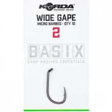 Picture of KORDA Basix Hooks Wide Gape Hooks Sz2 MicroBarbed