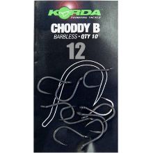 Picture of KORDA Choddy Hooks Barbless  (10 per pack) size 12  barbless