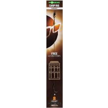 Picture of KORDA Dark Matter Rig (One per pack, includes free Extenda Stops) Size 8 Wide Gape 15lbs Barbless