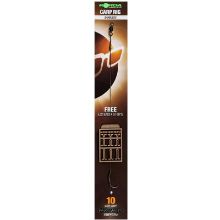 Picture of KORDA Dark Matter Rig (One per pack, includes free Extenda Stops) Size 10 Wide Gape 15lbs Barbless