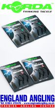 Picture of KORDA Spinner Hook Sections Ronnie Rigs incl hook beads (3 per pack) Kurv 6 Barbless