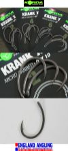 Picture of KORDA Krank X Hooks (ten per pack) size 8 barbed