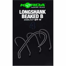Picture of KORDA Longshank Beaked Hooks Barbless (10 per pack) Size 8