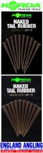 Picture of KORDA Naked Tail Rubbers (10 per pack) Gravel/Clay