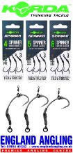 Picture of KORDA Spinner Hook Sections (3 per pack) Microbarbed sz4