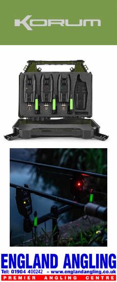 Picture of KORUM KBI-R 3 Rod Bite Alarms + Receiver Presentation Set