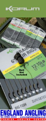 Picture of KORUM Big Fish Braided Hair Rigs 6in (8 per pack)