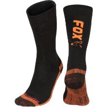 Picture of FOX Thermo Socks (Long Insulated Socks) Black/Orange UK10-13 (EU44-47)