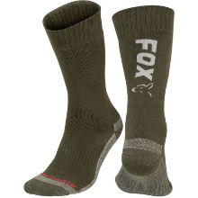 Picture of FOX Thermo Socks (Long Insulated Socks) Green/Silver UK6-9 (EU40-43)