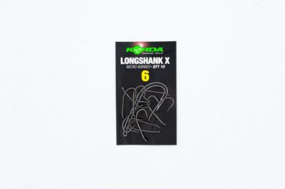 Picture of KORDA Long Shank X Hooks size 6