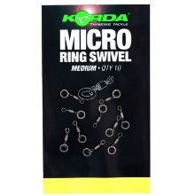 Picture of KORDA Micro Rig Ring Swivels (10 per pack) Medium