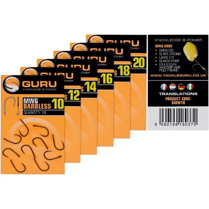 Picture of GURU MWG Barbless Hooks