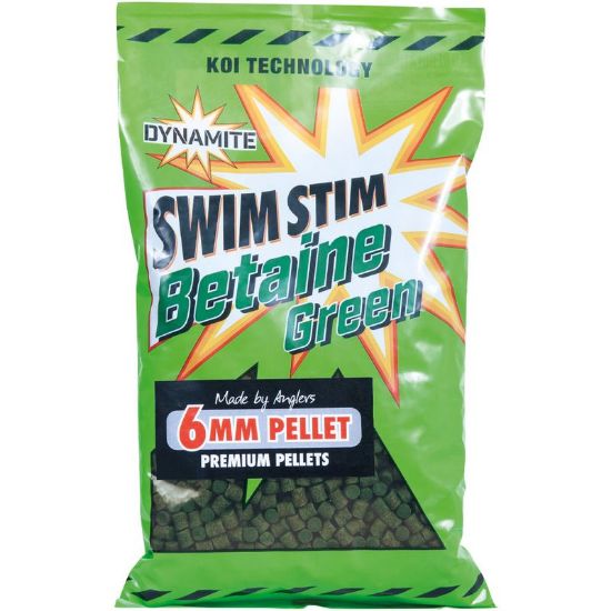 Picture of DYNAMITE BAITS Swim Stim Betaine Green Pellets 900g