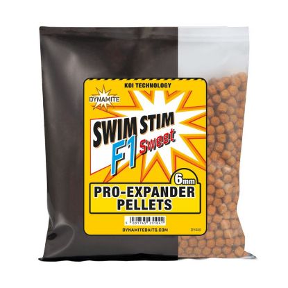 Picture of DYNAMITE BAITS Swim Stim Pro-Expander Pellets 300g Betaine F1 Sweet 6mm