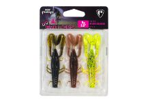 Picture of FOX Rage Critters Mixed UV Colours (3 per pack) 9cm