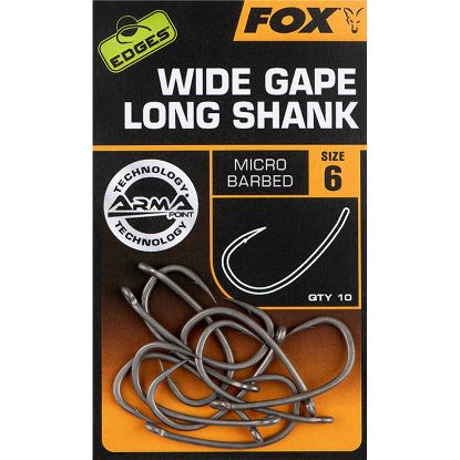 Picture of FOX Edges Super Wide Gape Hooks LONG SHANK (10 per pack)