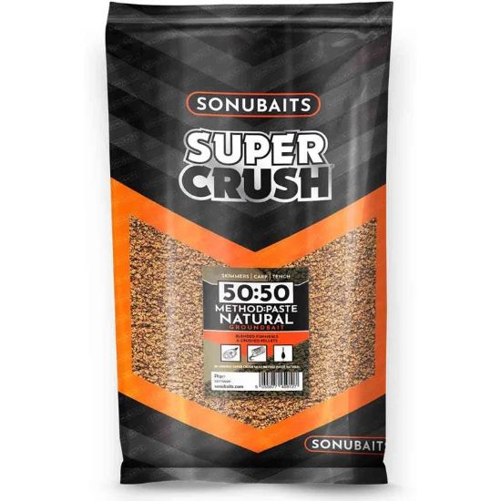 Picture of SONUBAITS 50:50 Method and Paste Natural Groundbait 2KG
