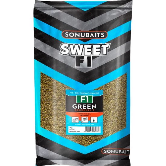 Picture of SONUBAITS Sweet F1 Green Groundbait 2KG