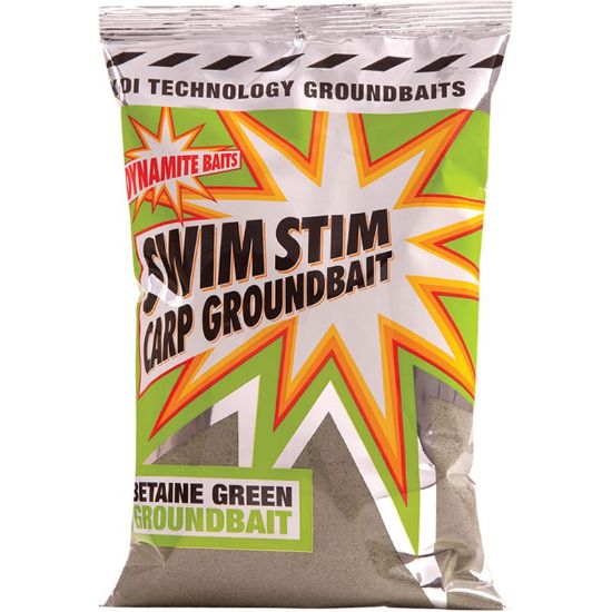 Picture of DYNAMITE BAITS Swimstim Groundbait (BETAINE GREEN) 900g bag