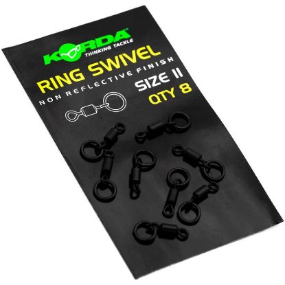 Picture of KORDA Ring Swivels size 11 (8 PER PACK)