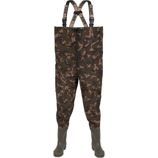 Picture of FOX Camo LightWeight Chest Waders UK sz12  EU46 *SALE*