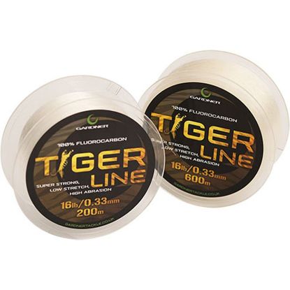 Picture of GARDNER Tiger Line 16lbs 0.33mm 100% Fluorocarbon Line *SALE*