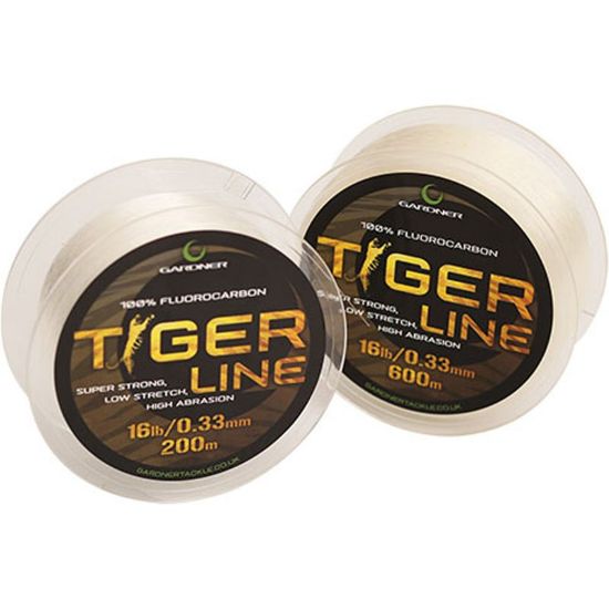 Picture of GARDNER Tiger Line 16lbs 0.33mm 100% Fluorocarbon Line *SALE*