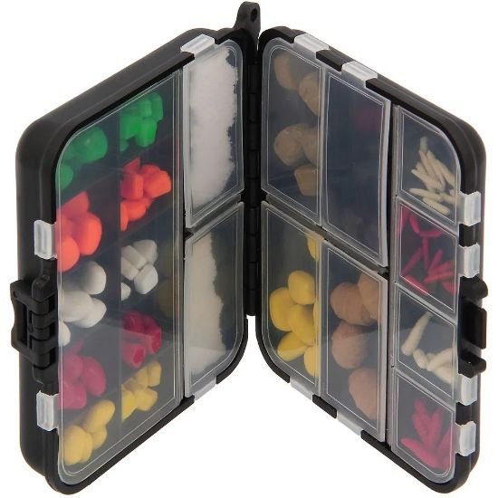 Picture of NGT Klone Baits - 155pc Artificial Bait Set incl Storage Box
