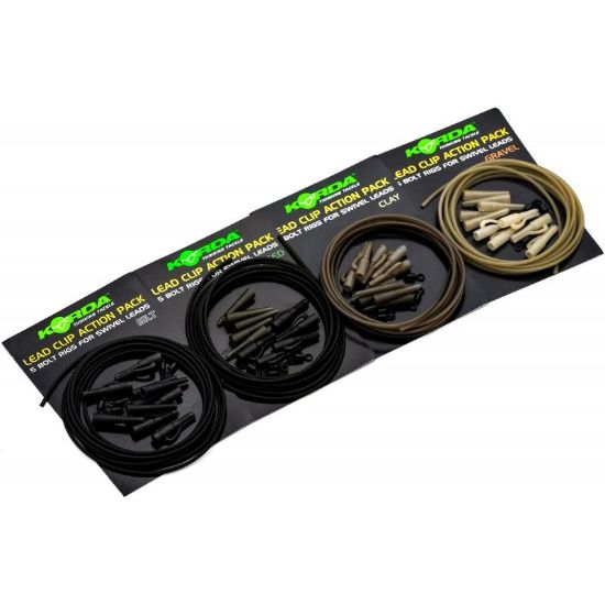 Picture of KORDA Lead Clip Action Pack (new colours)