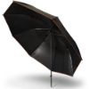 Picture of NGT Umbrella  50inch Black Match Brolly with Taped Seams and Nylon Case