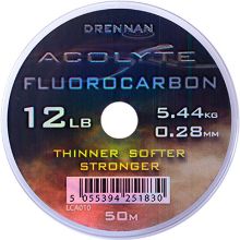 Picture of DRENNAN Acolyte Fluorocarbon 50m 12lbs 0.28mm