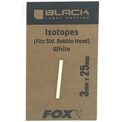 Picture of FOX Black Label Isotope (White, 1 per pack) Large 25mm x 3mm
