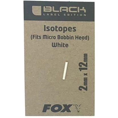 Picture of FOX Black Label Isotope (White, 1 per pack) Small 12mm x 2mm