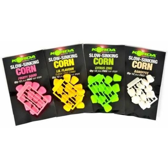 Picture of KORDA Slow Sinking Corn (Including FREE hairstops)