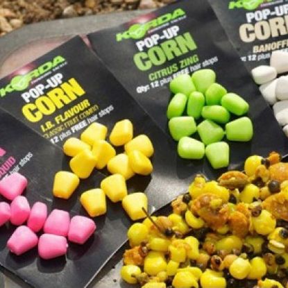 Picture of KORDA Pop Up Corn incl FREE Hairstops Pop-Up Corn