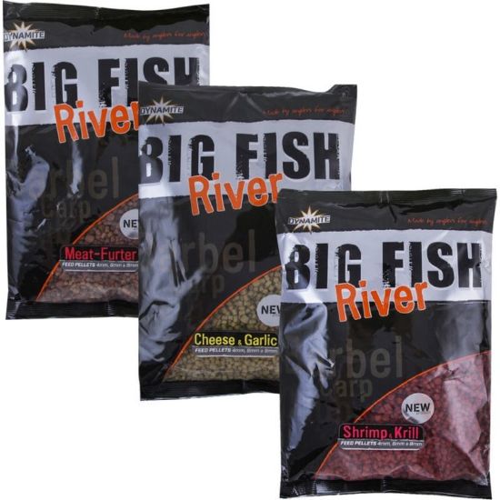 Picture of DYNAMITE BAITS Big Fish River Pellets Mix 1.8kg (Mix of 4mm, 6mm, 8mm)