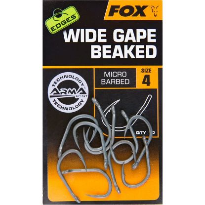 Picture of FOX Edges Armapoint Hooks - Wide Gape Beaked Point (10 per pack)
