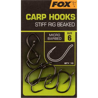 Picture of FOX Carp Hooks - Stiff Rig Beaked (10 per pack)