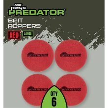 Picture of FOX Rage Predator Bait Poppers Red LARGE (6 per pack)
