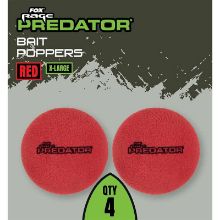 Picture of FOX Rage Predator Bait Poppers Red X-LARGE (4 per pack)