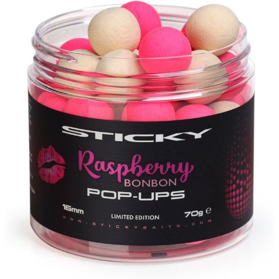Picture of STICKYBAITS Raspberry BonBon Pop-Ups 16mm